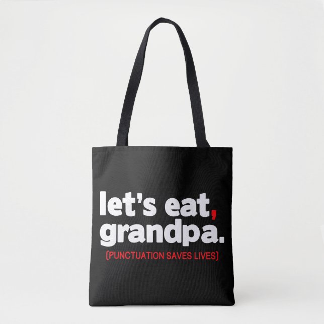 Bolsa Tote A pontuação salva vidas (Frente)
