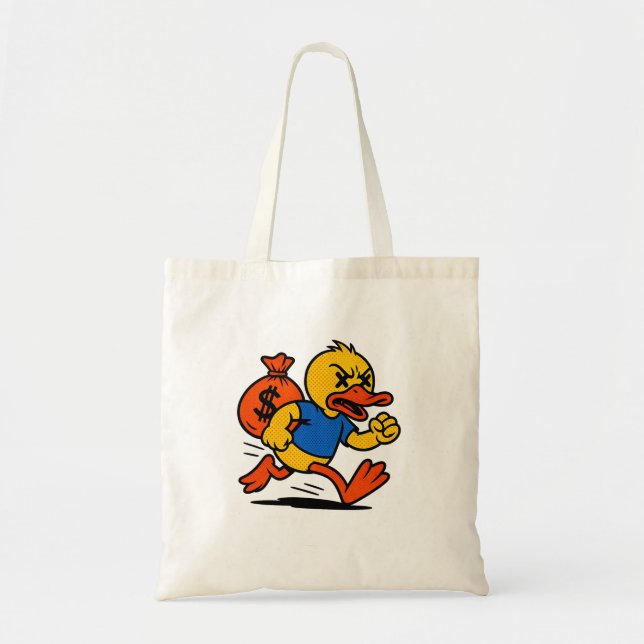 Bolsa Tote A POP ART STYLE THIEF DUCK Tote Bag (Frente)