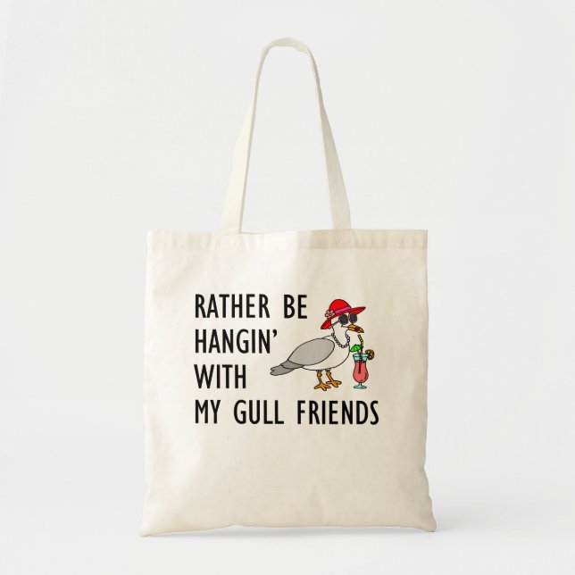 Bolsa Tote A preferencialmente seja Hangin com meus amigos da (Frente)