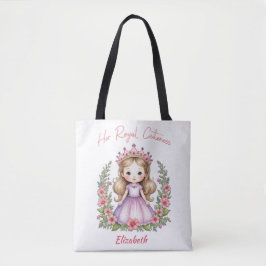 Bolsa Tote A Princesa Real Cutenesa Rosa