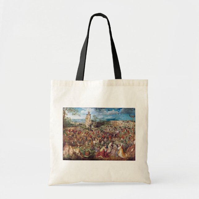 Bolsa Tote A procissão ao Calvário, Pieter Bruegel (Frente)