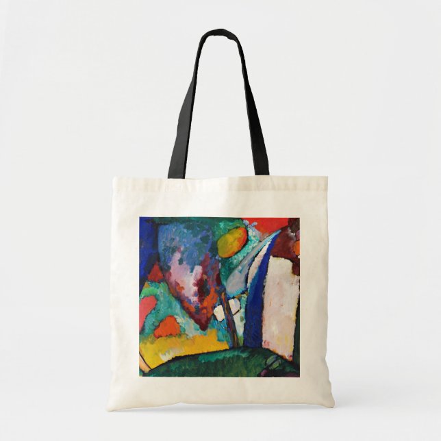 Bolsa Tote A Quebra d'água, Wassily Kandinsky (Frente)