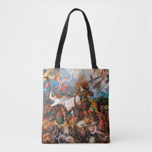 Bolsa Tote A queda dos anjos rebeldes, Pieter Bruegel