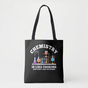 Bolsa Tote A Química Ciência Humor Química É Como Cozinha