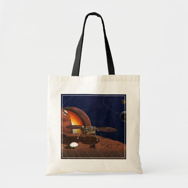 Bolsa Tote A Representação Do Artista Do Insight Lander. (Frente)