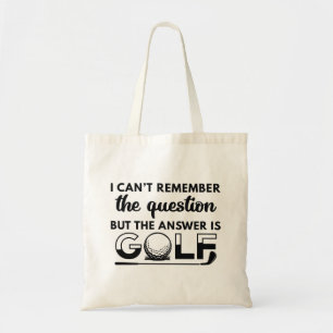 Bolsa Tote A Resposta É Golfe