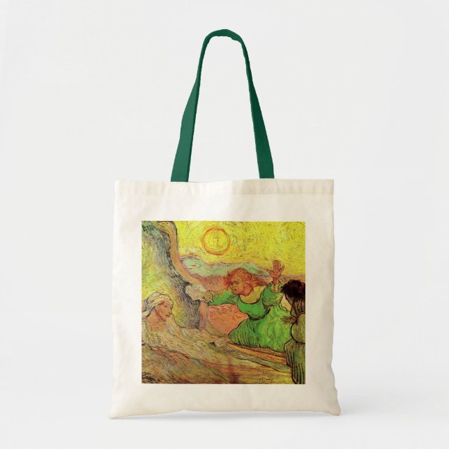 Bolsa Tote A Ressurreição de Lázaro por Vincent van Gogh (Frente)