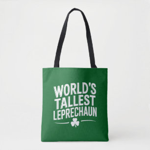 Bolsa Tote A Rua de Leprechaun mais alta do mundo. Dia de Pat