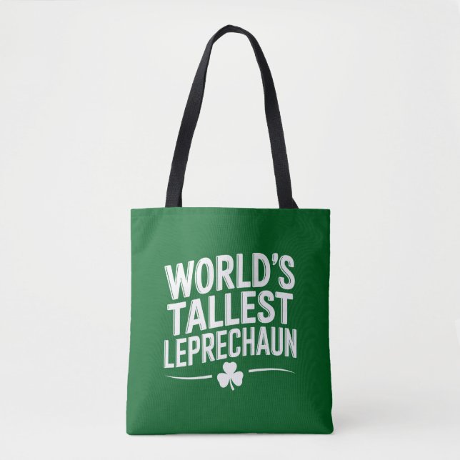 Bolsa Tote A Rua de Leprechaun mais alta do mundo. Dia de Pat (Frente)