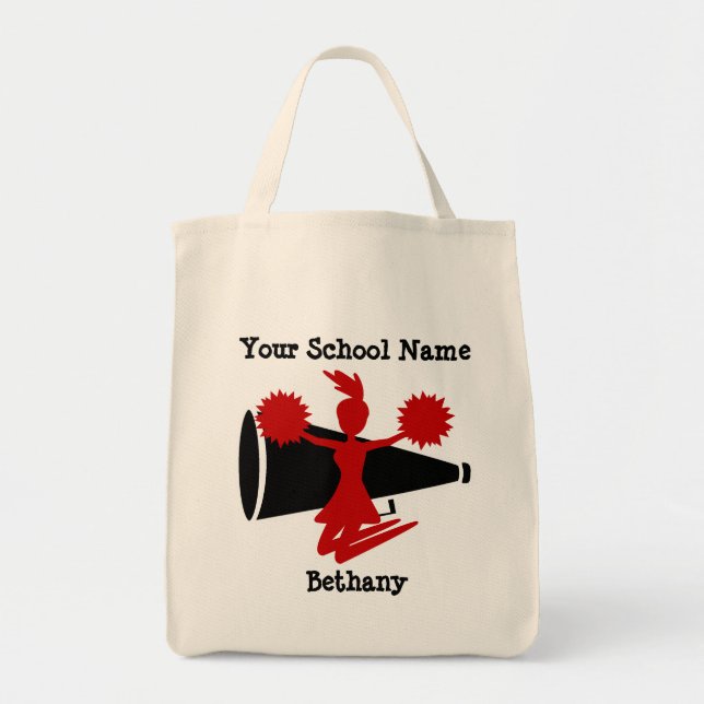 Bolsa Tote A sacola do cheerleader (Frente)