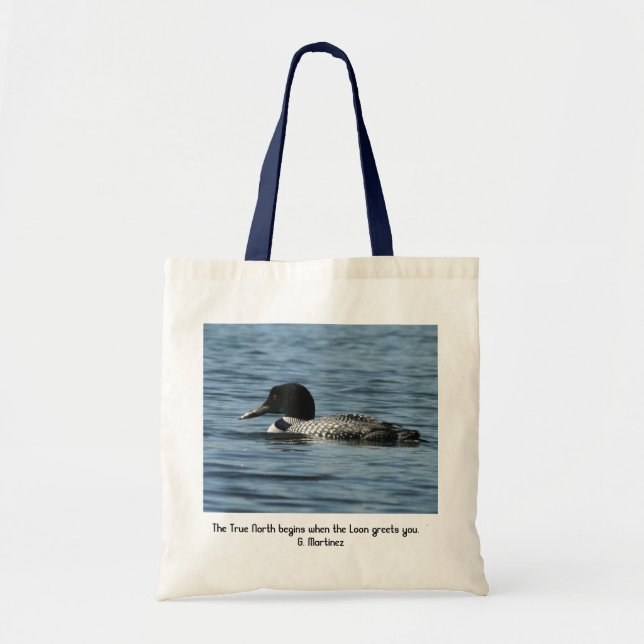 Bolsa Tote A sacola do norte verdadeiro (Frente)
