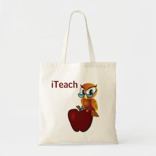 Bolsa Tote A sacola do professor sábio da coruja