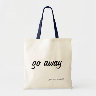 Bolsa Tote A sacola do slogan parte