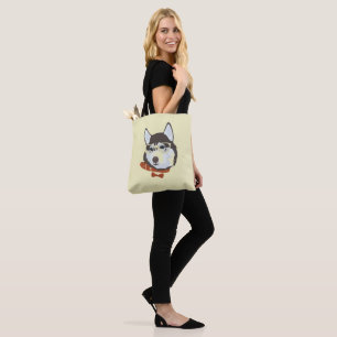 Bolsa Tote A sacola legal do cão do rouco Siberian
