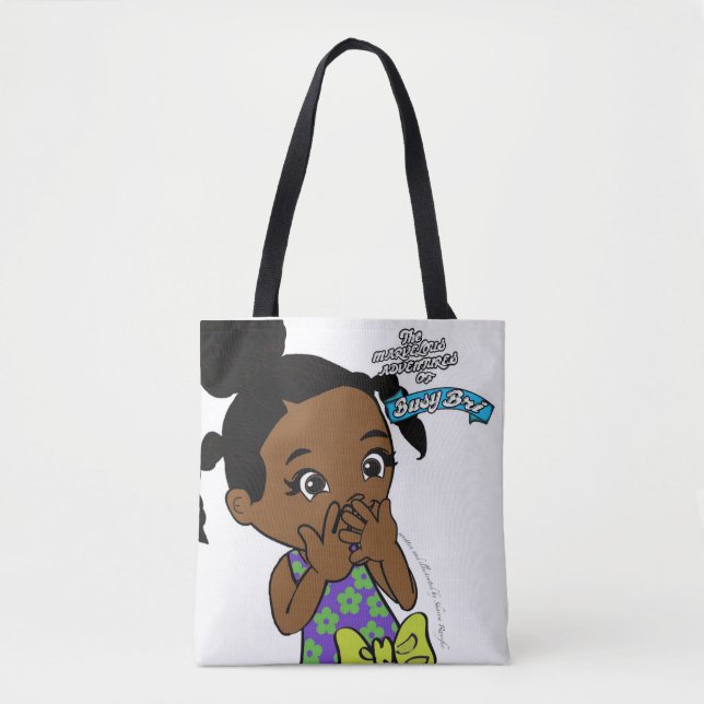 Bolsa Tote A sacola ocupada maravilhosa de Bri (Frente)