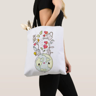 Bolsa Tote A sacola reusável da violeta