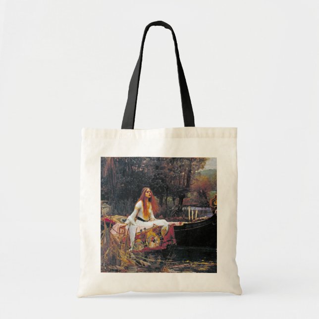 Bolsa Tote A Senhora de Shalott, John William Waterhouse (Frente)