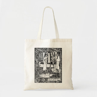 Bolsa Tote A senhora do lago, por Aubrey Beardsley- HD