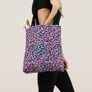 Bolsa Tote A Série Leopardo Iridescente Design 4