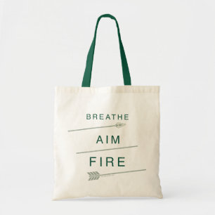 Bolsa Tote A seta respira o fogo do alvo