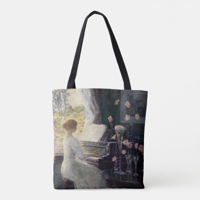Bolsa Tote A Sonata de Frederick Childe Hassam (Verso)