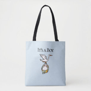 Bolsa Tote A tempestade Carregar um menino azul