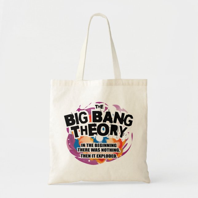Bolsa Tote A teoria de Big Bang (Frente)