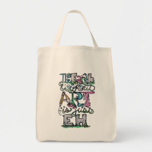 Bolsa Tote A terra sem arte é só...
