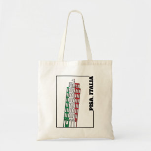 Bolsa Tote A Torre de Pisa, Itália