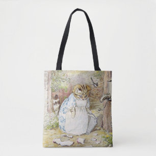 Bolsa Tote A torta e o pano de beleza de Beatrix Potter