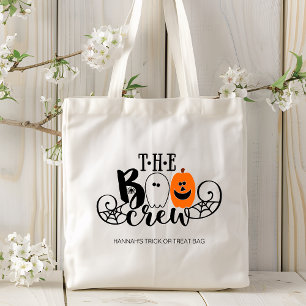 Bolsa Tote A Tripulação Boo Halloween Ghost Pumpkin Persona
