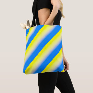 Bolsa Tote A Ucrânia Azul e Amarela inspirou a paz contra a g
