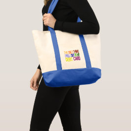 Bolsa Tote A Única Coisa Que Eu Tiro é Meu Cartão de Débito