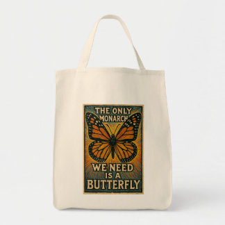 Bolsa Tote A única monarca que precisamos camiseta