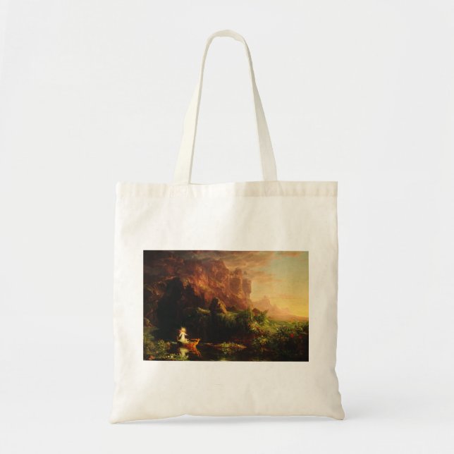 Bolsa Tote A Viagem da Vida Infância de Thomas Cole (Frente)