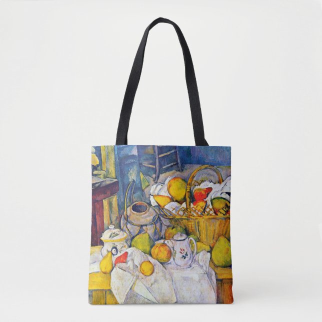 Bolsa Tote A vida com Fruta, Paul Cezanne (Frente)