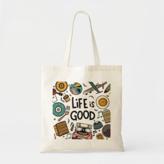 Bolsa Tote a vida é boa