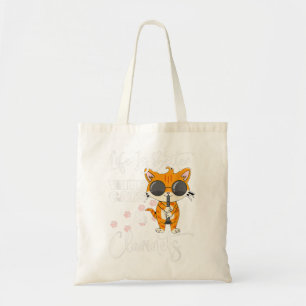 Bolsa Tote A Vida É Melhor Com Gatos E Clarinets Gatinho Clar