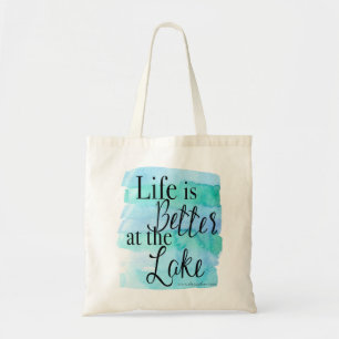 Bolsa Tote A vida é melhor no lago