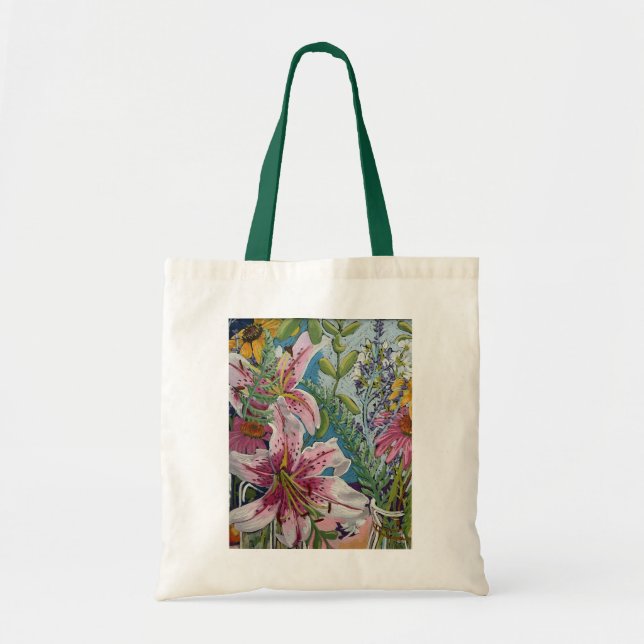 Bolsa Tote A vida é um jardim (Frente)