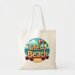Bolsa Tote A vida é uma praia