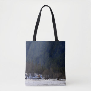 Bolsa Tote A vida selvagem de Lil nas montanhas...
