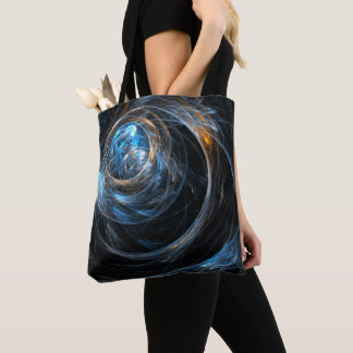 Bolsa Tote À volta da Abstrato de Arte Mundial