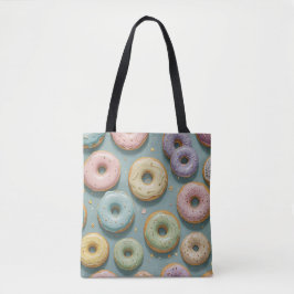 Bolsa Tote A Whimsical Pastel Donut Dream