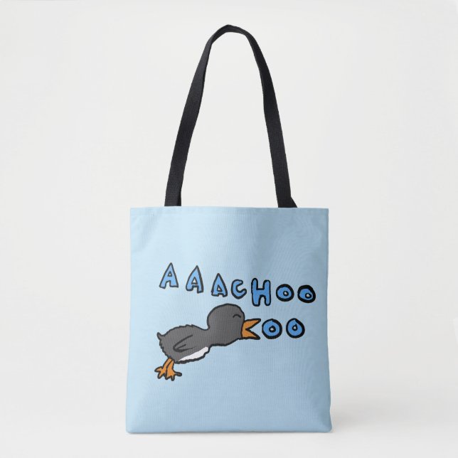 Bolsa Tote Aaachooo Penguin (Frente)