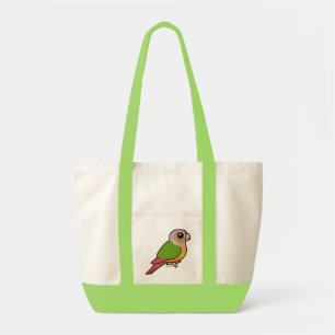 Bolsa Tote Abacaxi Conure Verde-cheeked de Birdorable