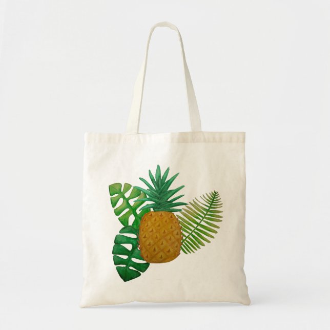 Bolsa Tote Abacaxi tropical (Frente)