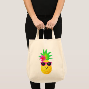Bolsa Tote Abacaxi tropical de Verão engraçado