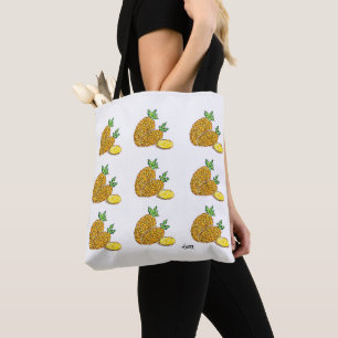 Bolsa Tote : Abacaxis