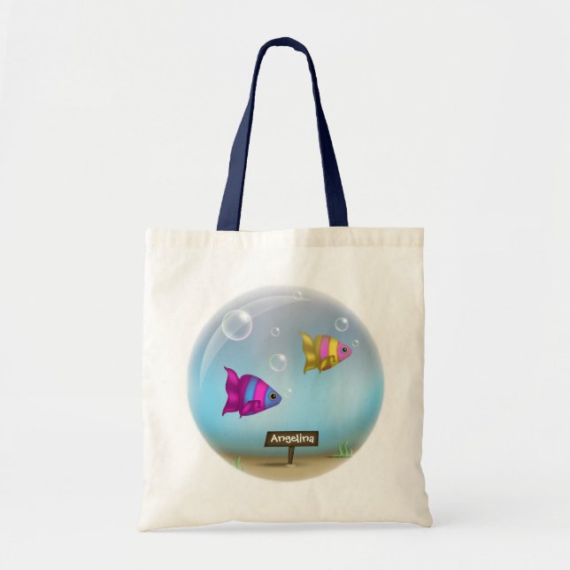 Bolsa Tote Abaixo do mar - Design de piscina - Saco de Tote (Frente)